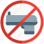 pictogram, laundry, no gun, banned 