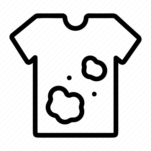 Tshirt, dirty, shirt, fashion, laundry, clothes, clothing icon - Download on Iconfinder