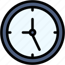 clock, time, and, date, hour