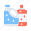 detergent, cleaner, powder, flask, spray bottle, squeeze, laundry service 