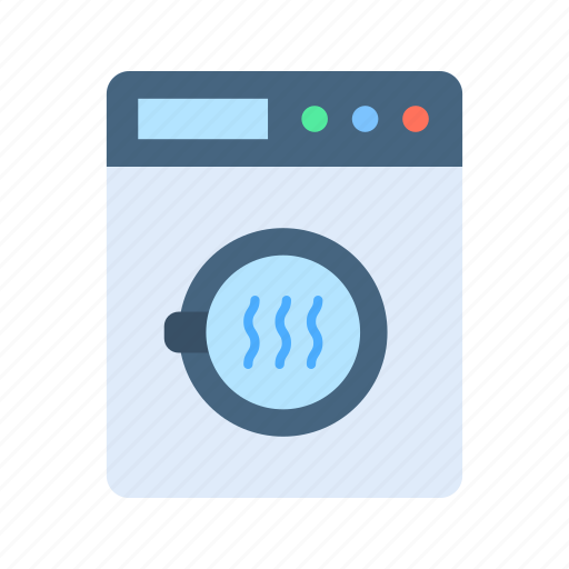 Dryer, washing machine, laundry room, tumble dry, spin, timer, temperature icon - Download on Iconfinder