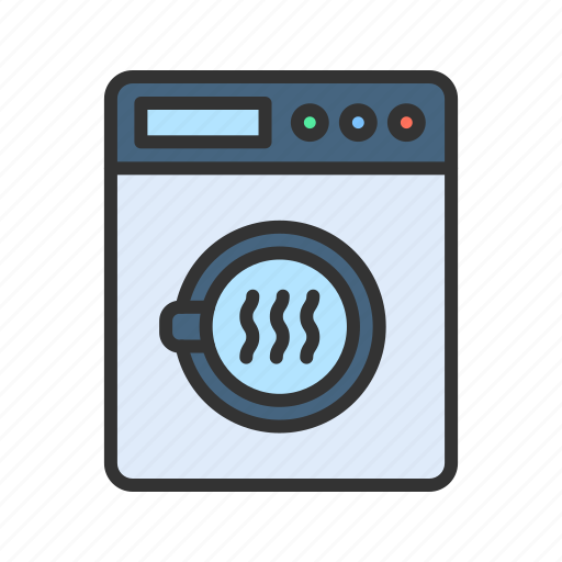 Dryer, washing machine, laundry room, tumble dry, spin, timer, temperature icon - Download on Iconfinder