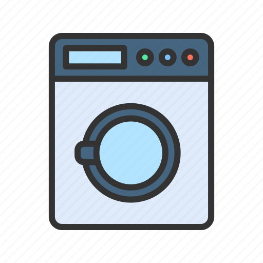 Washing machine, tumble dry, laundry basket, washing program, clean clothes, dirty clothes, water icon - Download on Iconfinder