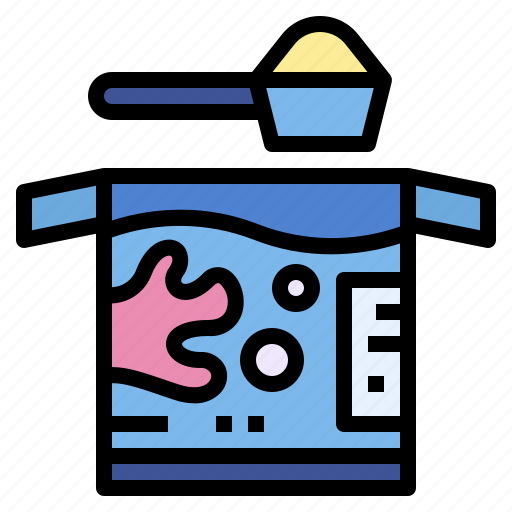 Detergent, laundry, measuring, spoon icon - Download on Iconfinder