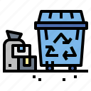 bin, box, garbage, trash