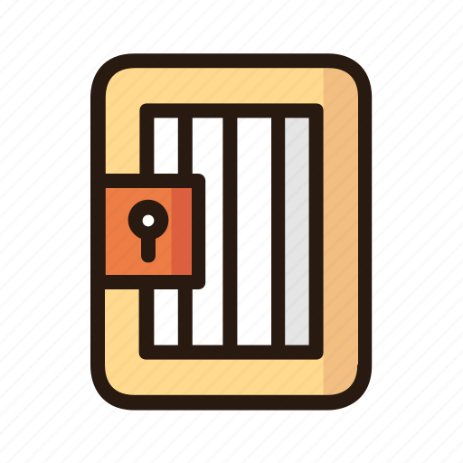 Criminal, justice, law, legal, police, prison, protection icon - Download on Iconfinder