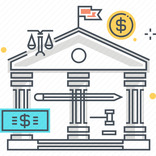 Bank, banking, earnings, economy law, money, office, tax icon - Download on Iconfinder