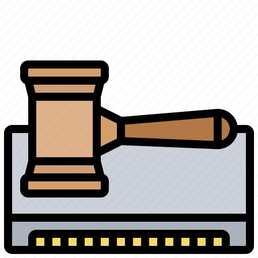 Courtroom, gavel, judge, law, litigation icon - Download on Iconfinder