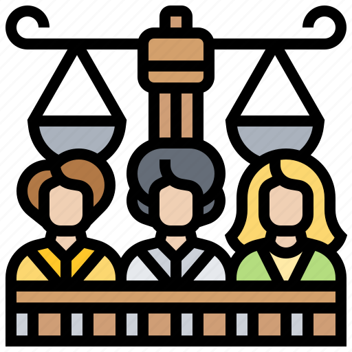 Courthouse, jury, litigation, trial, witness icon - Download on Iconfinder