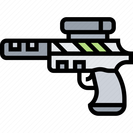 Gun, pistol, weapon, shooting, violence icon - Download on Iconfinder