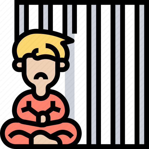 Prison, jail, convict, criminal, guilty icon - Download on Iconfinder