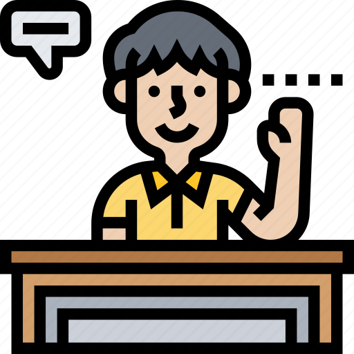 Witness, plaintiff, courtroom, trial, legal icon - Download on Iconfinder