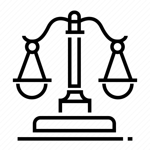 Justice, law, measure, scales icon - Download on Iconfinder