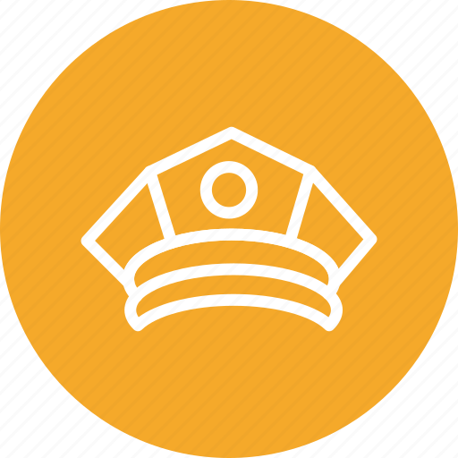 Cap, hat, police, police cap icon - Download on Iconfinder