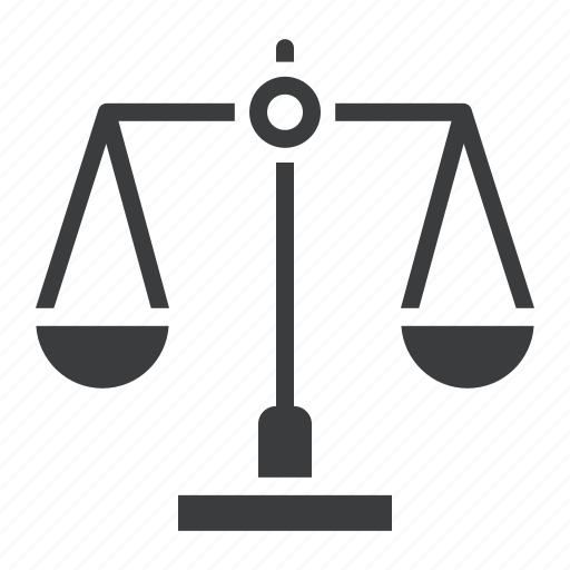 Balance, court, judicial, jurisprudence, justice, law, legal icon - Download on Iconfinder
