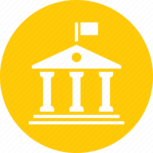 Building, court, courthouse, government, institution, judicial, office icon - Download on Iconfinder