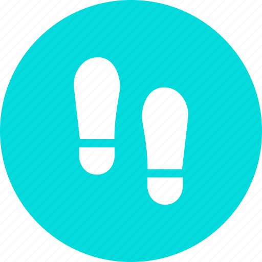 Crime, foot, footprints, forensic, investigate, police, steps icon - Download on Iconfinder