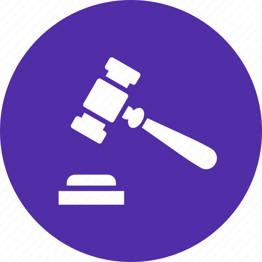 Court, gavel, hammer, judge, law, mallet, order icon - Download on Iconfinder