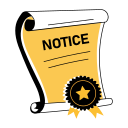 legal notice, statement, law, justice, document