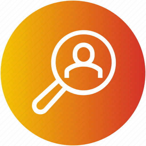 Justice, magnify glass, person, search icon - Download on Iconfinder