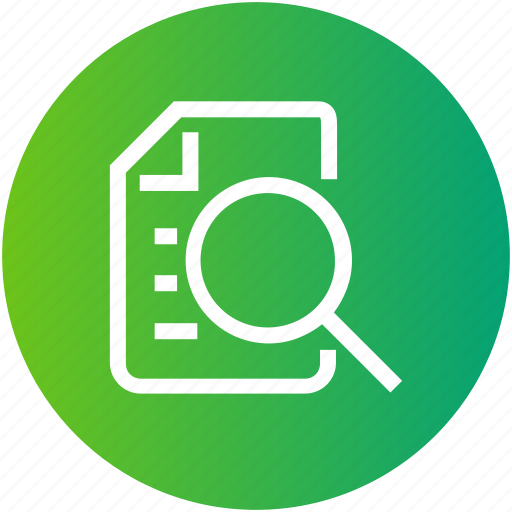 Document, judge, justice, law, legal, magnify glass, search icon - Download on Iconfinder