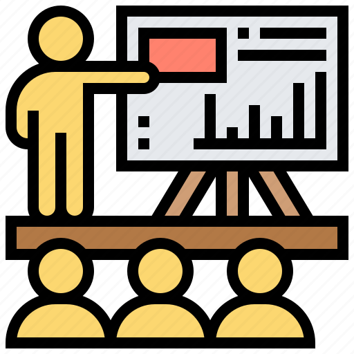 Conference, lecture, student, teaching, training icon - Download on Iconfinder