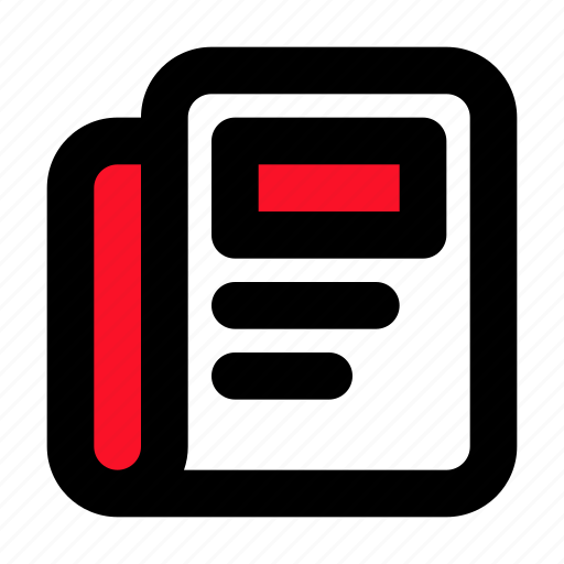 Journal, file, news, newspaper, report icon - Download on Iconfinder