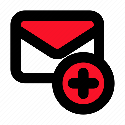 New, email, mail, add, message, envelope icon - Download on Iconfinder