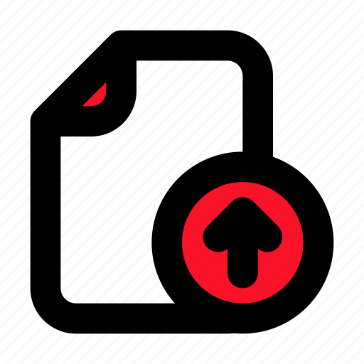 Upload, file, page, document, paper icon - Download on Iconfinder