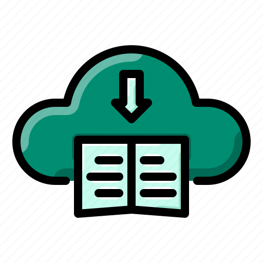 Cloud, download, e learning, education, learning, server, study icon - Download on Iconfinder