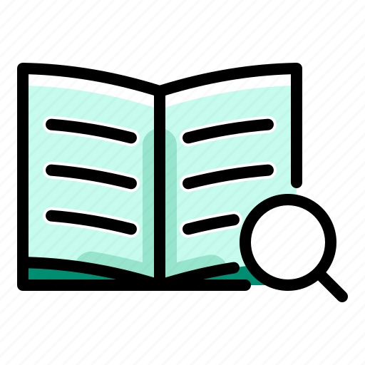 Book, education, learn, literature, research, search, study icon - Download on Iconfinder