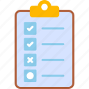 clipboard, test, list, form, board, paper, checklist