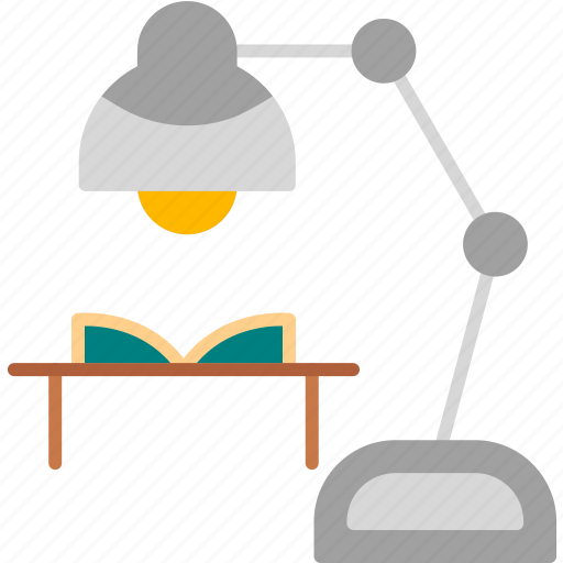 Table, lamp, light, study, desk, education, electric icon - Download on Iconfinder