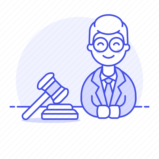 Attorney, barrister, counsel, courtroom, gavel, lawyer, legal icon - Download on Iconfinder