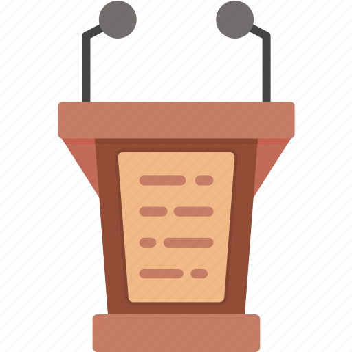 Lectern, podium, presentation, speaker, conference icon - Download on Iconfinder