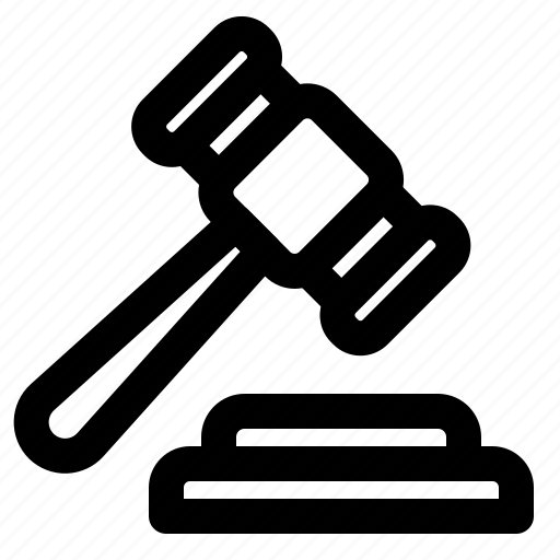 Court, gavel, judge, law icon - Download on Iconfinder