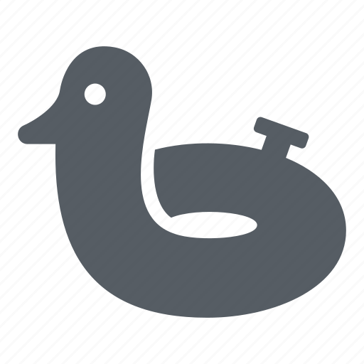 Duck, fun, inflatable, pool, toy, water icon - Download on Iconfinder
