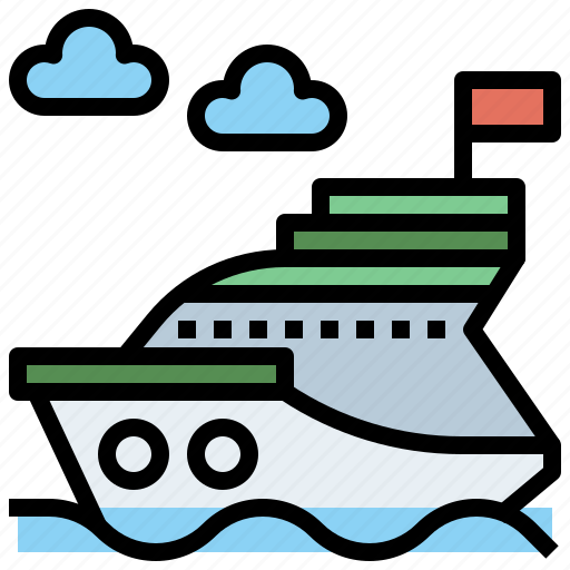 Boat, cruise, ship, ships, transport, transportation, yacht icon - Download on Iconfinder