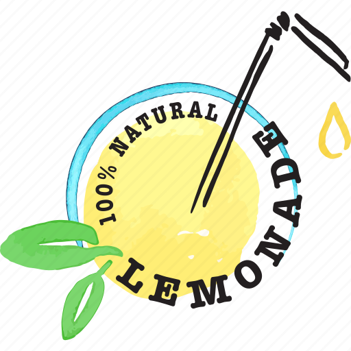 Lemon, fruit, juice, drink, summer, illustration, lemonade sticker - Download on Iconfinder