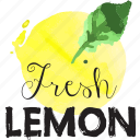 lemon, fruit, juice, drink, summer, illustration, lemonade