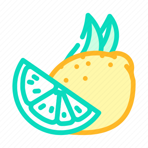Ripe, lemon, fruit, citrus, slice, fresh icon - Download on Iconfinder