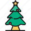 christmas, star, decoration, pine, bauble, tree 