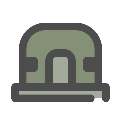 Bunkers, war, safe, protection icon - Free download