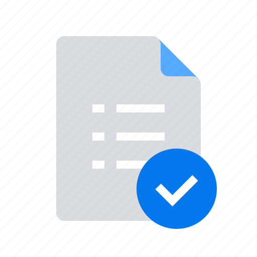 Checkmark, document, todo list icon - Download on Iconfinder