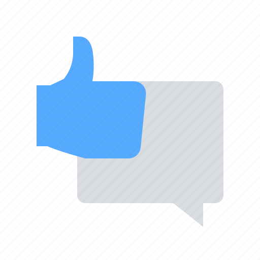 Feedback, positive testimonial, thumbup icon - Download on Iconfinder
