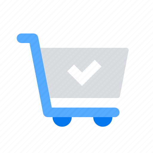 Checkmark, complete, shopping cart icon - Download on Iconfinder