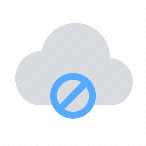 Cancel, cloud, dismiss, ignore icon - Download on Iconfinder