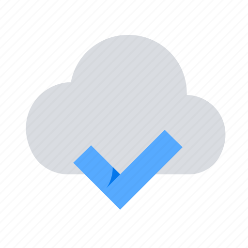 Check, cloud, success icon - Download on Iconfinder