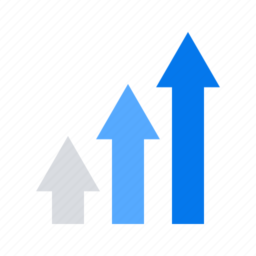 Earning, growth, arrows up icon - Download on Iconfinder