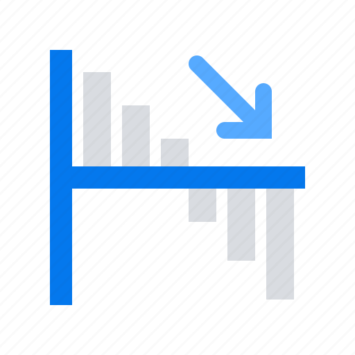 Bars, graph, loss icon - Download on Iconfinder